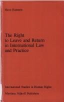 right to leaveand return in international law and practice