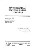 Psychological techniques for teachers