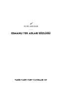 Osmanlı yer adları sözlüğü