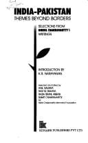 India-Pakistan, themes beyond borders: selections from Nikhil Chakravartty's writings