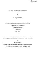 role of subscription agents