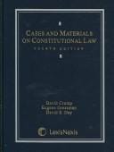 Cases and materials on constitutional law