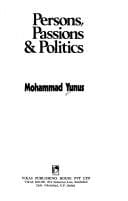 Persons, passions & politics