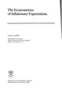 econometrics of inflationary expectations