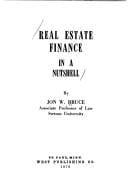 Real estate finance in a nutshell