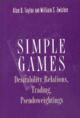 Simple games: desirability relations, trading, pseudoweightings