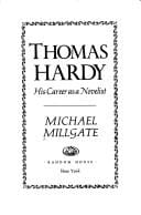 Thomas Hardy: his career as a novelist.