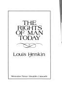 The rights of man today
