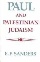Paul and Palestinian Judaism: a comparison of patterns of religion