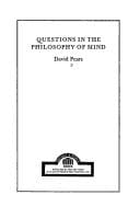 Questions in the philosophy of mind