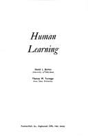 Human learning