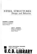 Steel structures: design and behavior