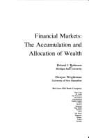 Financial markets: the accumulation and allocation of wealth