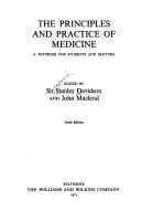 principles and practice of medicine: a textbook for students and doctors.