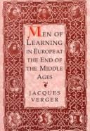 Men of learning in Europe at the end of the Middle Ages