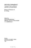 Development and change: essays in honour of K.N. Raj