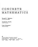 Concrete mathematics: a foundation for computer science