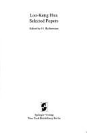 Loo-keng Hua selected papers