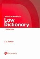 Mozley and Whiteley's Law Dictionary