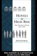 Hovels to Highrise: State Housing in Europe Since 1850