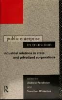 Public enterprise in transition: industrial relations in state and privatized corporations
