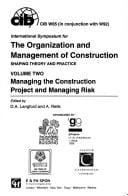 Organization and Management of Construction
