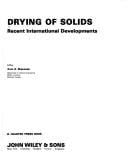 Drying of Solids: Recent International Developments