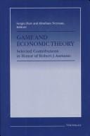 Game and Economic Theory: Selected Contributions in Honor of Robert J. Aumann