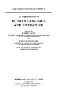 Companion to Russian Studies (Companion to Russian Studies, Vol 2)