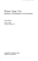 Woman, image, text: readings in pre-Raphaelite art and literature