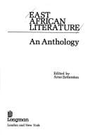 East African Literature: An Anthology