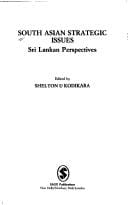 South Asian Strategic Issues: Sri Lankan Perspectives