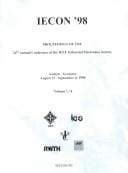 IECON '98: Proceedings of the 24th Annual Conference of the IEEE Industrial Electronics Society, Aachen, Germany, August 31-September 4, 1998