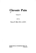 Chronic Pain, Volume 2