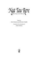 Nga Tau Rere =: An Anthology of Ancient Maori Poetry