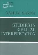Studies in Biblical Interpretation: JPS Scholars of Distinction Series