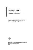 Populism: Reaction or Reform?