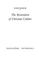 Restoration of Christian Culture