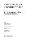 New Orleans Architecture, Volume 1: The Lower Garden District