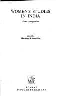 Women's studies in India: some perspectives