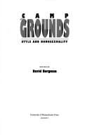 Camp Grounds: Style and Homosexuality