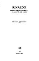 Rinaldo: Character and Intertext in Ariosto and Tasso (Stanford French and Italian Studies)