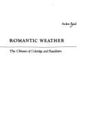 ROMANTIC WEATHER: The Climates of Coleridge and Baudelaire