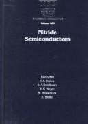 Nitride Semiconductors: Symposium Held December 1-5, 1997, Boston, Massachusetts, U.S.A (Materials Research Society Symposia Proceedings, 482.)
