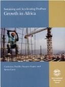 Sustaining And Accelerating Pro-poor Growth in Africa