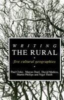 Writing the Rural: Five Cultural Geographies