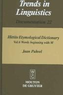 Hittite etymological dictionary