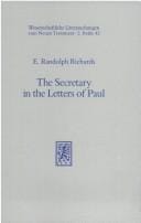 Secretary in the Letters to Paul (Wissunt Zum Testament 2 Reihe Series)