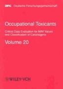 Occupational Toxicants, Volume 2, Classification of Carcinogens