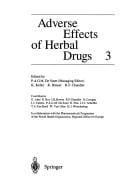 Adverse Effects of Herbal Drugs, Vol. 3